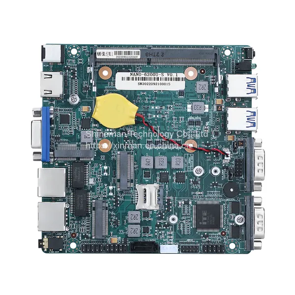 Intel Kaby-Lake/Sky-Lake Nano PC Motherboard w/ Dual 4K Display DDR4 2 Gigabit LAN 2 COM 6 USB GPIO photo-4