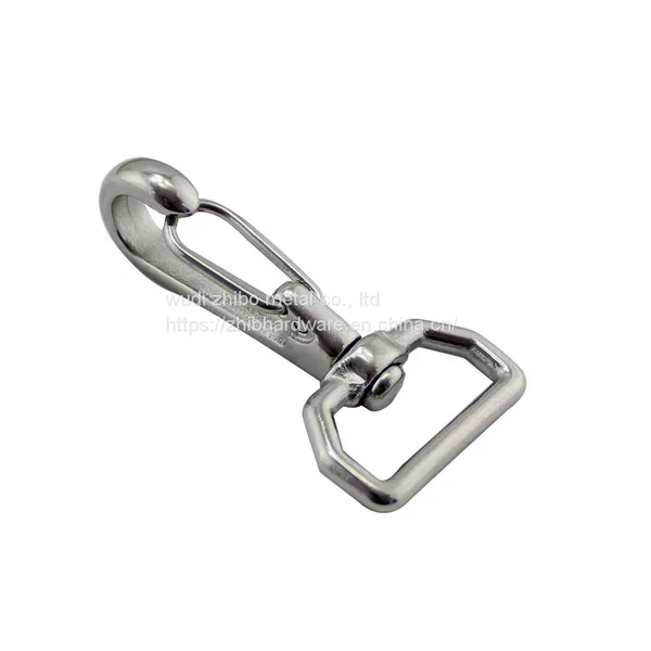 Marine Hardware 304/316 Stainless Steel Square Spring Snap Hook photo-3