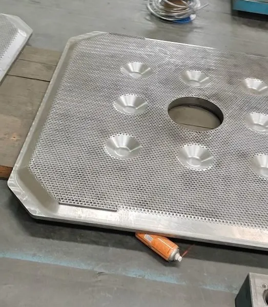 1200×1200mm India PP Membrane Hot Chamber Press Frame Filter Plate Welding Machine Filter Cloth photo-2