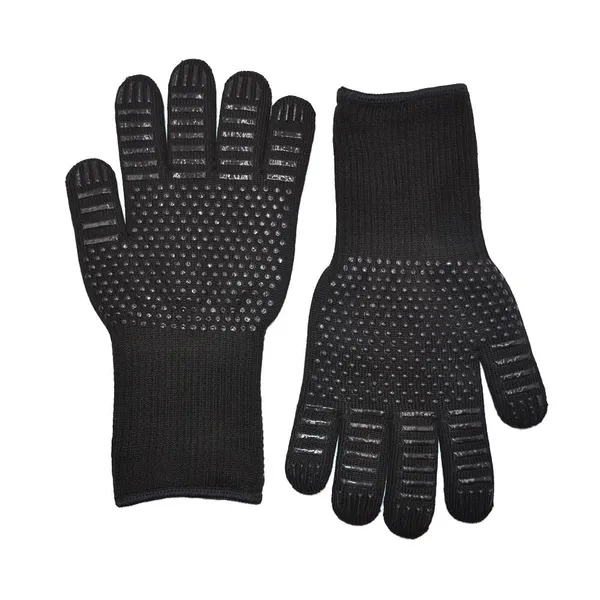 Heat Resistant BBQ Glove Barbecue Hot Temperature Resistant Aramid Glove