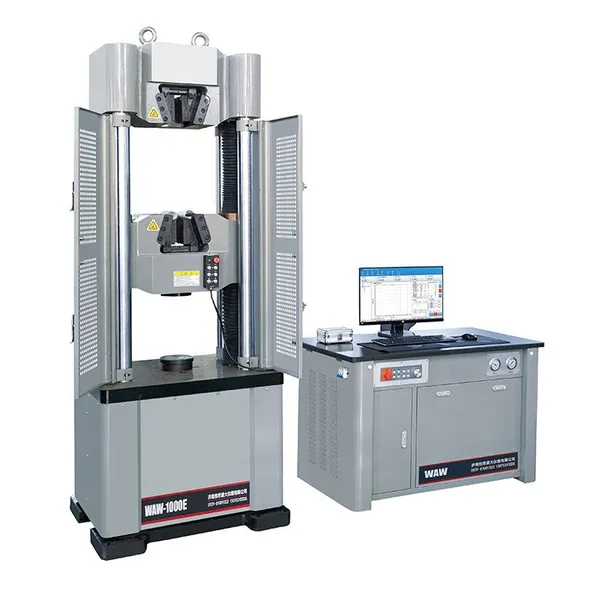 HST 100kN 300kN 500kN 600kN 1000kN 2000kN Load Cell Servo Hydraulic Utm Universal Testing Machine Tester Price WAW-B WAW-E photo-2