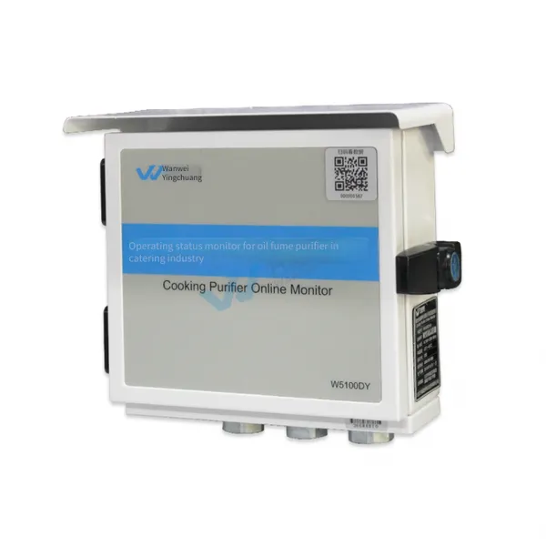 supply of wanwei yingchuang w5100dy operation status monitor for oil fume purifiers in the catering industry