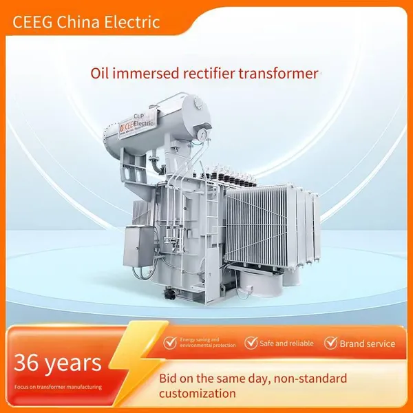 CEEG China Oil-Immersed Distribution Transformer - High Efficiency, Low Loss, ONAN Cooling, Custom kVA & Voltage, for Utility