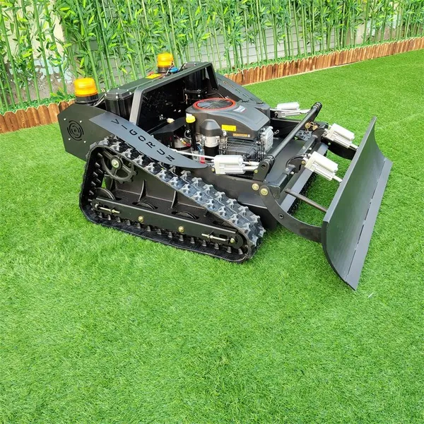 Petrol Gas-Electric Hybrid Single Cylinder Cordless Remote Operated Mowing Robot 550mm Cutting Width 6km/h Speed Lawn Cutting photo-3