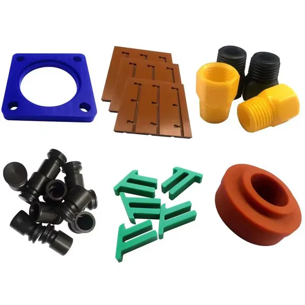 Precision Machining High Strength PA66/ABS/PP/POM/PC/PS/AS/UPVC/HDPE Embedded Metal Thread Plastic Machine Truck Car Components photo-2
