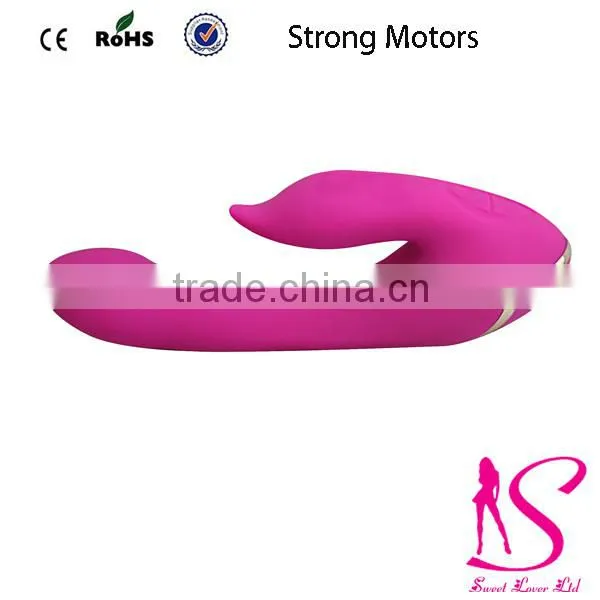 High Quality OEM Silicone G-Spot Vibrator(Pink) , Waterproof Vibrator Clit Vibe For Women photo-3