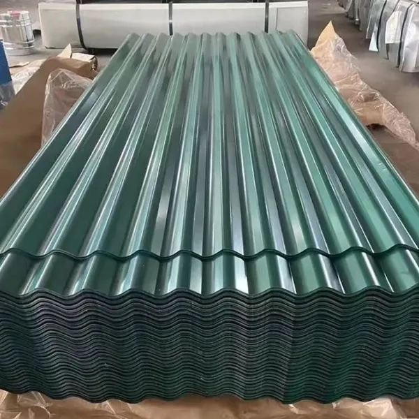 Custom Size Anti-Corrosion Corrugated Steel Roofing Sheet PPGI Color Roof Sheet For Farm Shed photo-4