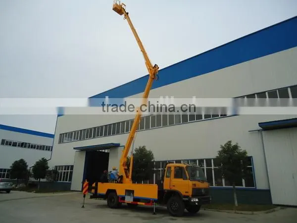 Factory Supply Dongfeng Hydraulic Lift Platform Truck 145 Truck Mounted Platform in Peru photo-5
