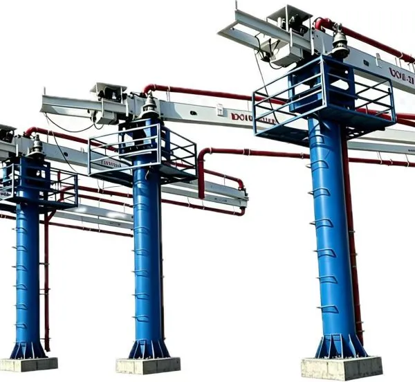 19m Intelligent Concrete Placing Boom with PLC Control for Precast Beam Yard