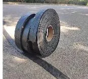 .Self-Adhesive Asphalt Sealing Tape Rubberized Asphalt for Road Crack Repair Custom Sizes