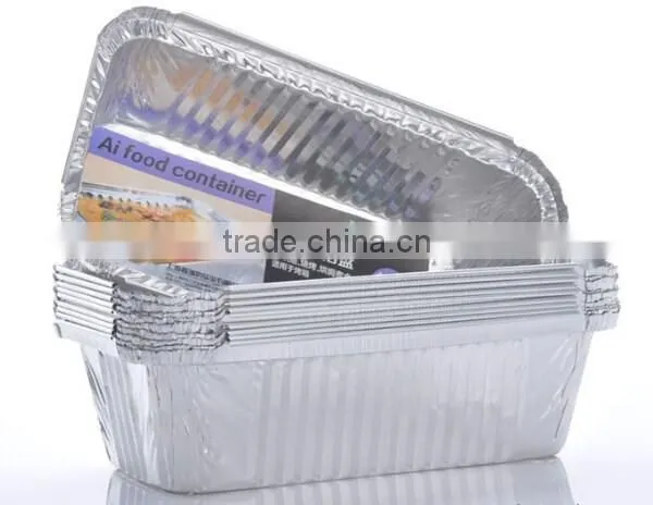 Aluminium Foil Frozen Food Tray Packaging Box photo-3