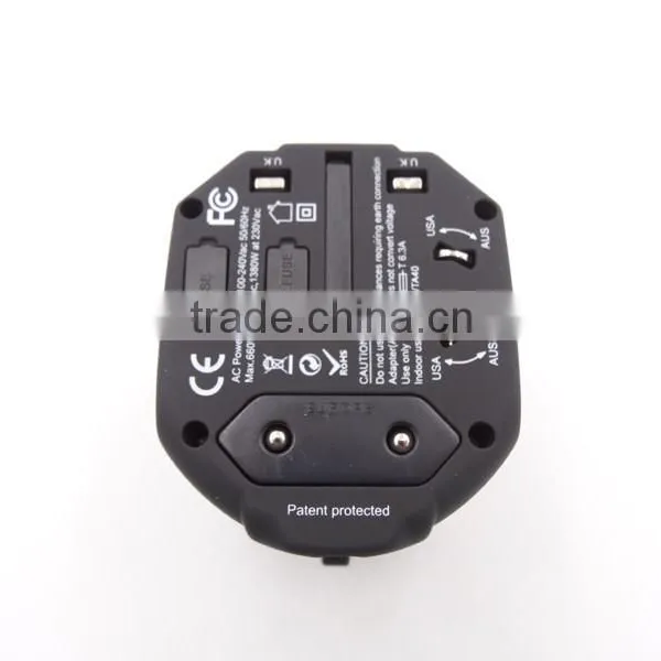 Colorful Upgrade Design International Universal World Wide Travel Charger Adapter Plug USA/UK/ EU/ AU All in 1 Power Outlet photo-5