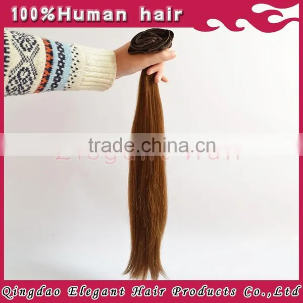 One Piece Clip in Human Hair Extensions photo-5