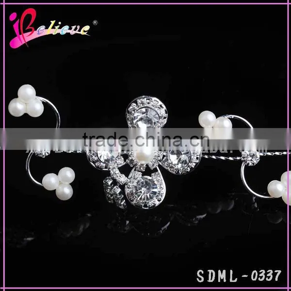 Yiwu Market Hot Sale Metal Headband,diamonds Flower Headband,pearl Headband photo-4