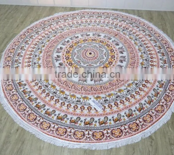 Round Towel Beach Wrap Throw Hippie Yoga Mat Indian Mandala Roundies photo-3