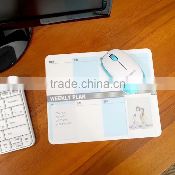 2016 Professional Customized Printed Mouse Pad, Printing Customized Sketch Pad, Printed Mouse Pad, Weekly Plan Mouse Pad photo-5
