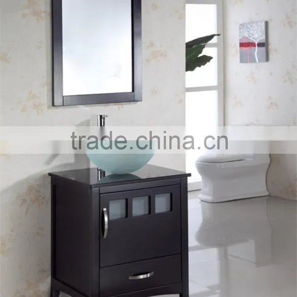 Glass Vanity Top Bathroom Cabinet WJB020 photo-2