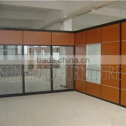 Modern Office Half Board and Glass Types of Partition Walls(SZ-WS642) photo-3