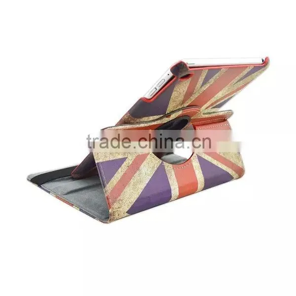 360 Degree Rotating UK USA National Flag Design Leather Cover For IPad Mini 4 Wallet Stand Leather With Card Slot Case TB-0323 photo-6
