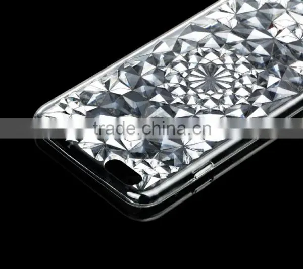 Diamond Clear TPU Crystal Case for IPhone 6s Plus Fashion Crystal Rose Flower Soft Full Case for IPhone 6 Plus 5.5 photo-4