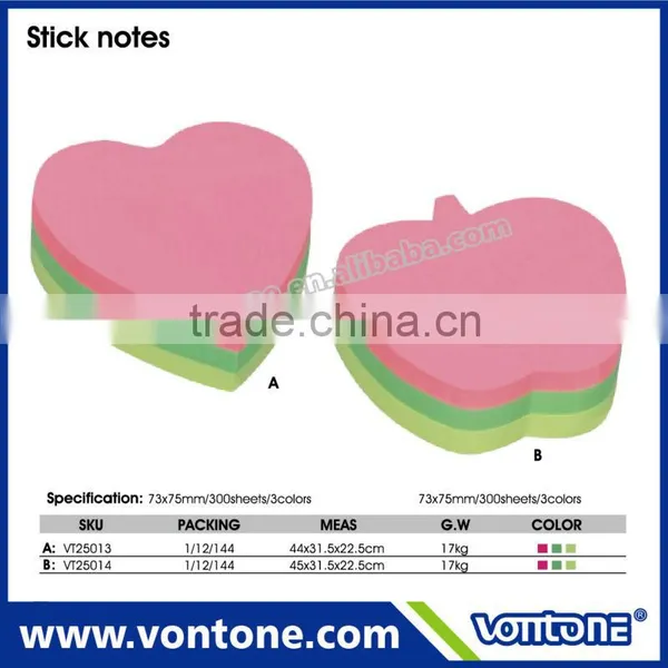 Eco-friendly Apple Shaped Notepad