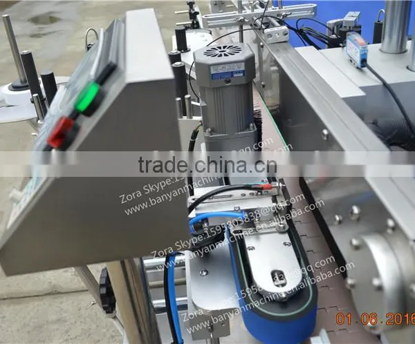 Servo Motor Automatic Adhesive Sticker Double Sides Bottle Labeler photo-3