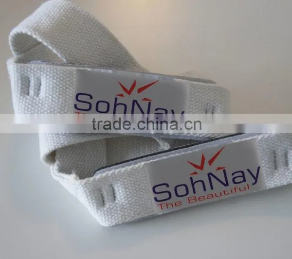 Weight Lifting Straps Made by Heavy-duty White Cotton
