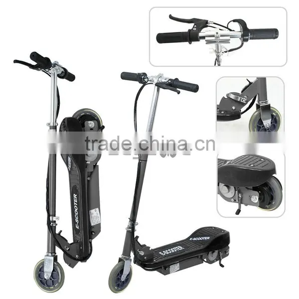 Electric Scooter Black Motorized Ride On Rechargeable Junior Kids Boys Girls photo-5