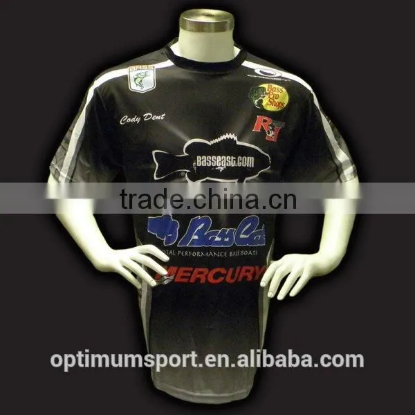 Knitted 3D Sublimated Vented Shorts Sleeve Fishing Shirts photo-2