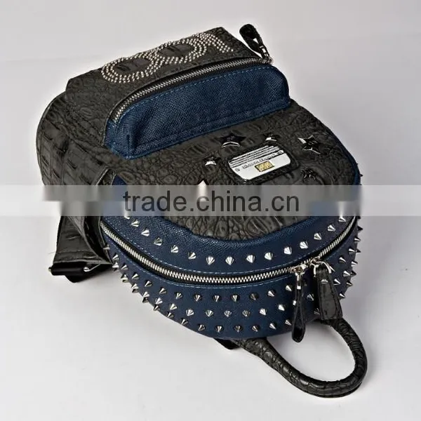 Italian Girls Leather Backpack in Guangzhou Factory China Supplier photo-4