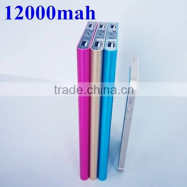 2015 New Design Power Bank Ultra-thin Portable Power Bank 12000mah photo-4