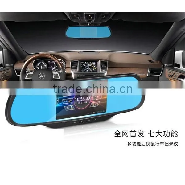 5 Inch Rearview Mirror Gps Wireless Camera Dvr Recorder Wifi Bluetooth photo-4