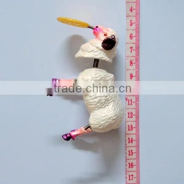 4 Inch Small Sheep Eat Dollor Plastic Fridge Magnets Maker photo-4