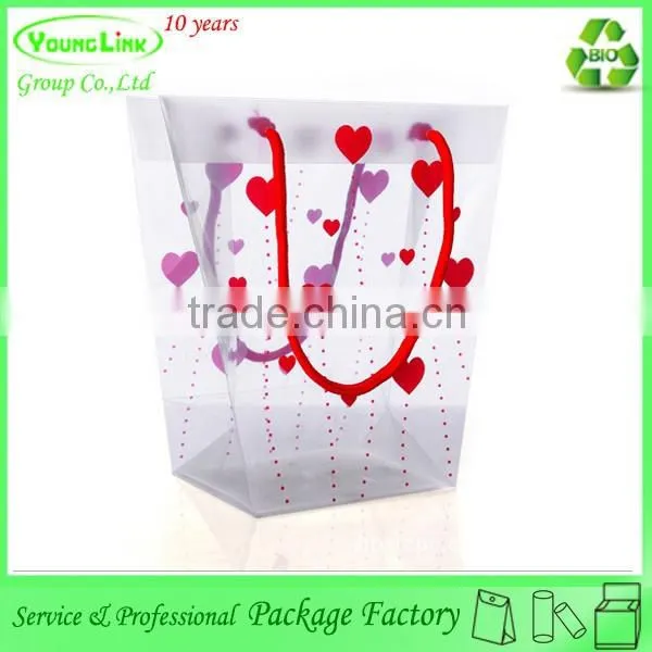 Professional Fashion Customized Plastic Soft Loop Handle Bag for Clothing photo-5