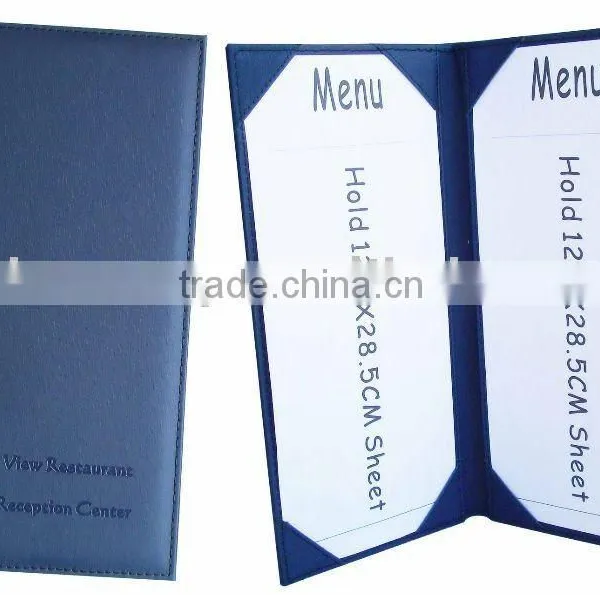 Fabric Drinking Menu Cover