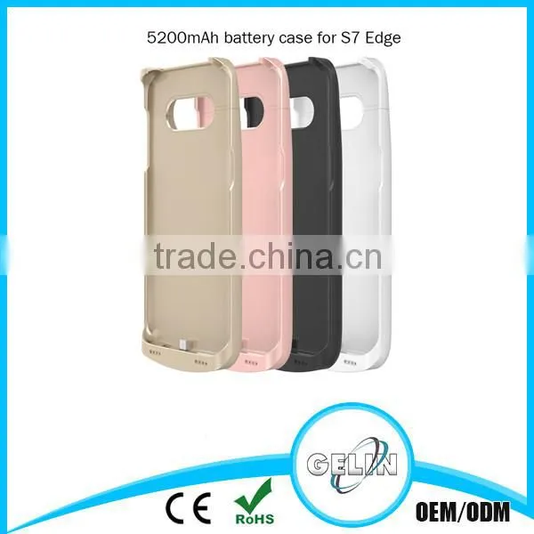 Mobile Phone Shell Power Bank 5200mah Battery Case for S7 Edge Capacity 5200mah Power Bank photo-4