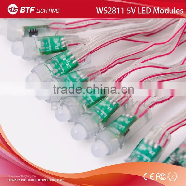 Transparent Wire 12mm WS2811 Pixel Led Module, 5V IP68 Waterproof photo-3
