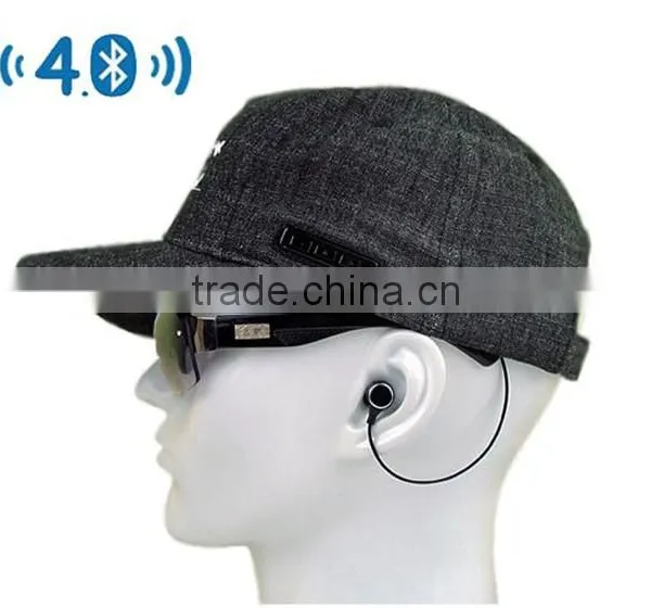 Music Sun Hat Bluetooth Headphone BT 4.0 EDR Stereo Earphone Sport Peaked Cap Headset Handsfree for Smart Phones Tablet PC