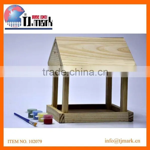 DIY PAINTING YOUR TABLE WOODEN BIRD HOUSE & BIRD FEEDER