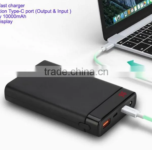 QC 3.0 Fast Charger & Type C Power Bank 10000mAh Bi-direction Output/Input Type-c Quick Charger photo-5