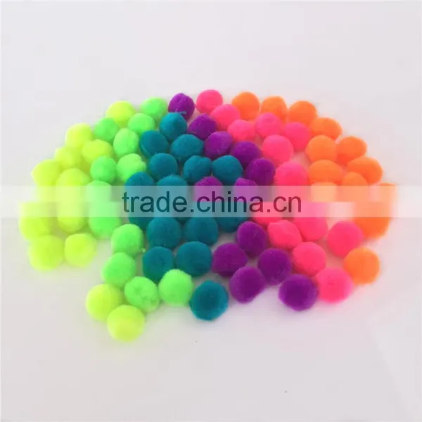 Factory Supply DIY Crafts Acrylic Fluorescent Pompoms Toys for Kids or Wedding Party Decoration photo-4