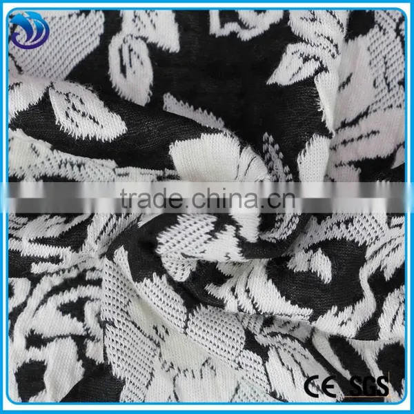 Factory Price Cotton Polyester Spandex Jacquard Fabric New Style Knitted Jacquard Fabric Quality Choice photo-3