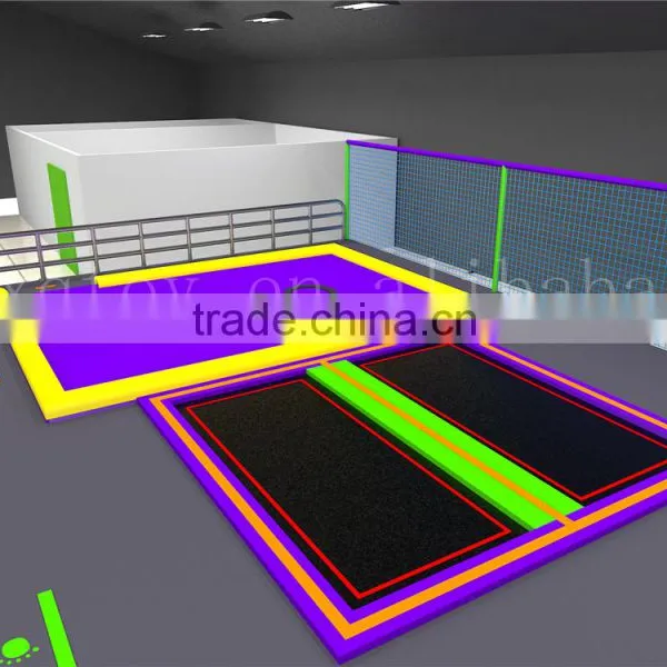 1000 sq Commercial Indoor Trampoline Park/Factory Price Amusement Trampoline for Kids and Adults photo-5