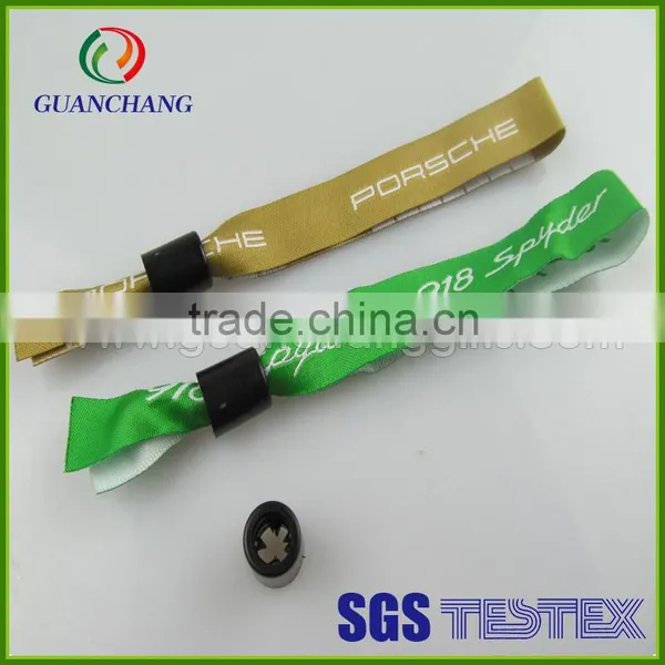 Custom Logo Cheap Woven Wristband, Rfid Wristband, Fabric Wristband