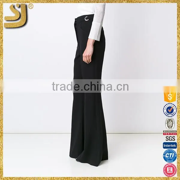 Latest Design High Waist Lace Flared Pants, Young Woman Flared Pants photo-3