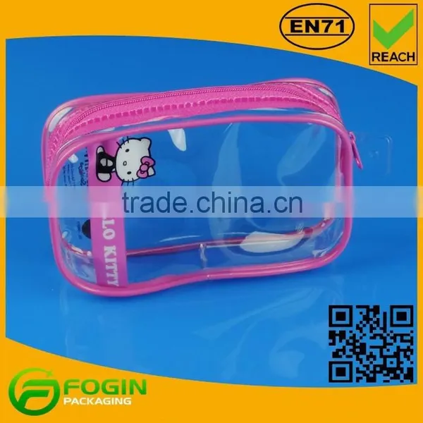 Clear Pvc Zipper Bag With Piping photo-3