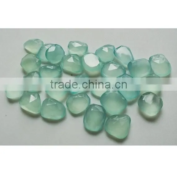 Best Quality Aqua Chalcedony Mix Shape Loose Cut Gemstone photo-2
