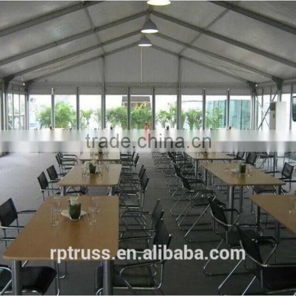 Hot Sale 18mx30m Aluminum Frame PVC Tent With Glass Side Wall photo-3