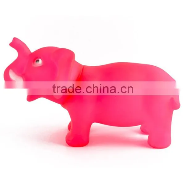 Most Hot Selling Vinyl Toy Elephant Rubber Toy for Baby photo-3