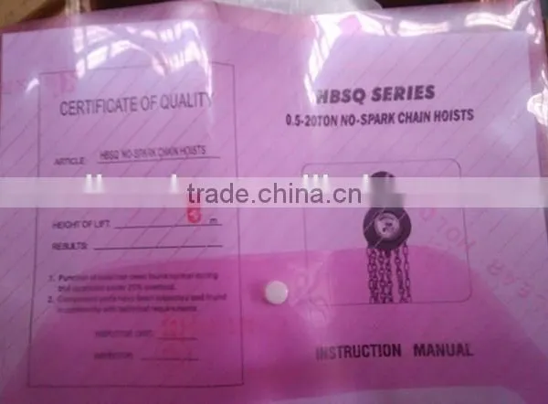 Explosion-proof Hand Chain Block Hoist photo-2